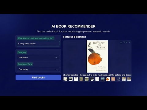 Python ile Uçtan Uca Kitap Öneri Motoru: Vector Search ve NLP Uygulaması