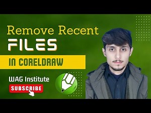 CorelDraw Hack to Remove Recent Files and Boost Productivity | CorelDraw | WAG IT Institute