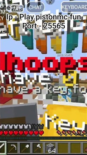 Play new best Lifesteal Server Java/Pe 24/7 #shorts #minecraft