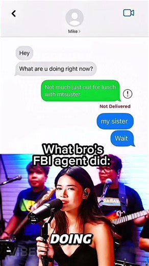 What bro's FBI agent did....
