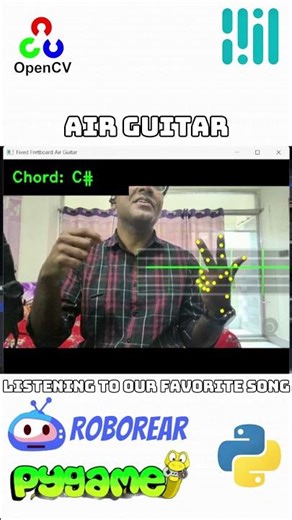 Playing Perfect on a Guitar That Doesn’t Exist 🎸✨ (Built with Python)