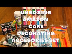 Amazon UNBOXING Full Review/ Cake Decorating Set, Cake Decorating Accessories, Baking Kit