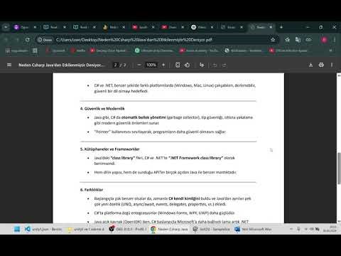Neden C# Java’dan Etkilenmiştir Deniyor
