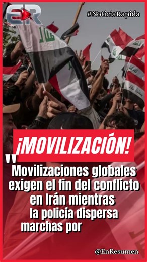 PROTESTAS MASIVAS EN TODO EL PLANETA POR LA GUERRA EN IRÁN#Ultimahora #shorts