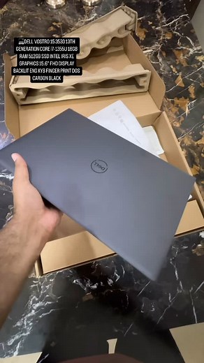 Tech Vault on Instagram: "BRAND NEW LAPTOP 💻DELL VOSTRO 15 3530 13TH GENERATION CORE i7-1355U 16GB RAM 512GB SSD INTEL IRIS XE GRAPHICS 15.6” FHD DISPLAY BACKLIT ENG KYB FINGER PRINT DOS CARBON BLACK QUANTITY AVAILABLE 🔐 90 Days Checking warranty with easy return and exchange options. 🚛 COD available in selected cities. Visit us today or order online at www.techvault.pk 📍office F-52 1st floor united center saddar karachi ☎️ +92 332 6644390 #Dell #laptop #Deals #vostro #tech #karachi #techvau