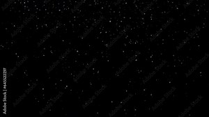 Snowflakes fluttering and falling, beuatiful large picturesque flakes, 4k 24p with alpha channel for transparency