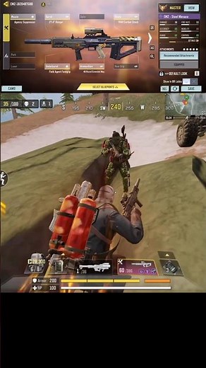 EM2 BEST LOADOUT IN CODM #codmshorts #codm #1vs4 #codmslayer #em2