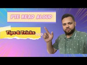 PTE Read Aloud tips and tricks