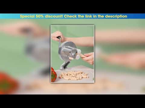 Best Pizzathome Cavatelli Maker Machine Pasta Maker Easy to Clean Rollers Makes Authentic Gnocchi,•