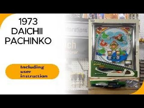1973 Daichii Vintage Pachinko Machine Restored