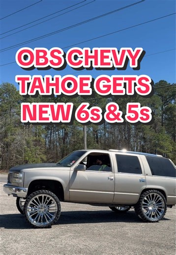 Mounting & Balancing 26” V Reps & Atturo Trail Blades #lindseystire #trucktok #liftedtrucks #squattedtrucks #chevy