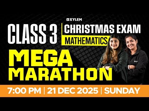 Class 3 Mathematics | Mega Marathon !!!! | Xylem Class 3