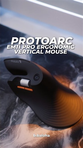 🖱️ EM11 Pro Ergonomic Vertical Mouse — built for comfort, customization, and productivity.