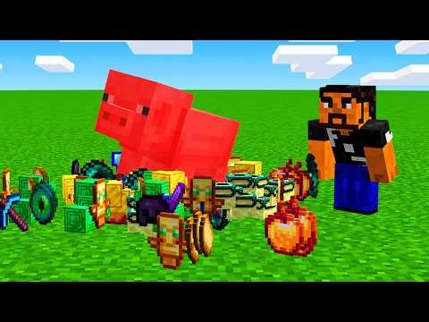 MINECRAFT but THE PIGS ARE OP!!!!