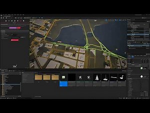 Unreal Engine 5.4 - Import Hamburg - WorldBLD|CityBLD - Modern City Kit & Landscaping Mapbox(1) - 4K