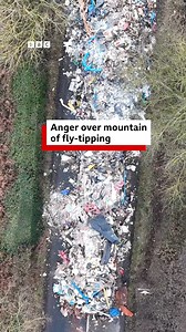 A lorry-load of rubbish has been dumped on a lane in Staffordshire. #bbcwm | BBC Wolverhampton & Black Country