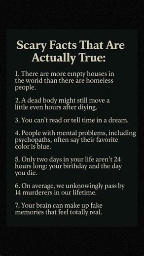 Scary Facts That Are Actually True | Mind-Blowing Reality You Never Noticed #motivation #facts