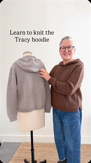 Learn to knit the Tracy hoodie in the comfort of your own home! In our Tracy On Demand Class, you’ll have nearly 4 hours of video that provide step-by-step guidance through the entire pattern, from swatching through blocking. Taught by the pattern designer herself, @julieweisenberger! Tracy is a cozy handknit hoodie with Cocoknits Method shoulders, front pocket, split hem, and optional I-cord drawstring. It is worked top-down starting with the hood, which is incorporated seamlessly into the shou