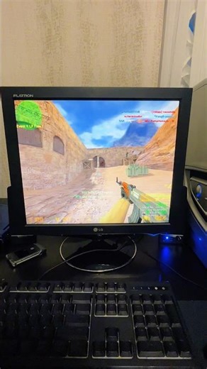 I still got it! CS 1.6 running at 100 fps on my old Alienware PC#counterstrike #cs2 #cs16 #pcgaming