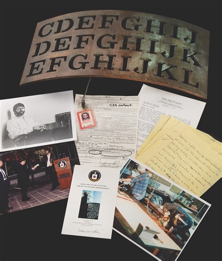 Kryptos' final code remains unsolved. The CIA sculpture's creator is auctioning the solution | The Associated Press