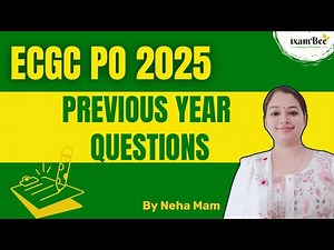 ECGC PO 2025 | Previous Year Questions