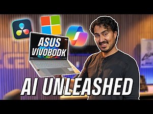 Video Editing On A Professional Laptop With The Microsoft Copilot+ ASUS Vivobook