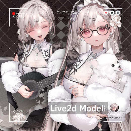 ハンナ | 既製のLive2dモデル | VTS | VB - Etsy 日本