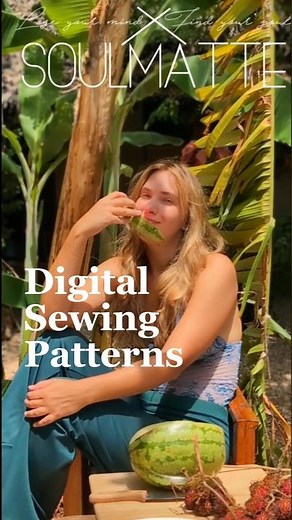 Digital sewing patterns for every day wear! Check out tutorials for sewing! ♥️🤠 #sew