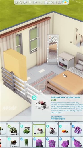 Loft Bedroom Idea | ASMR Speedbuild | No CC #sims4 #sims4build #thesims4 #sims4game #sims4asmr