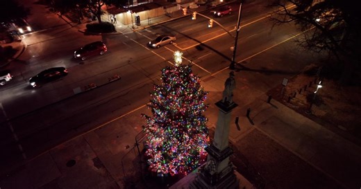 From the Sky:From the Sky: The State Christmas Tree
