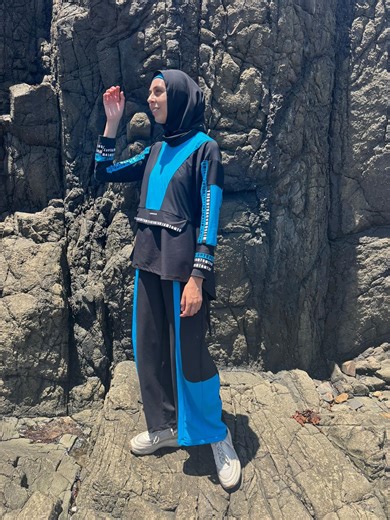 The Outback Muslim | The Outback Muslim custom made swim, with skirt and pant mix and match combination. #swimwear #modestfashion #hijab Which look did you... | Instagram