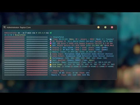 The Initial Release of BinaryFetch 🍀