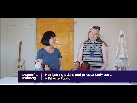 Public and private body parts activity for children with intellectual disability