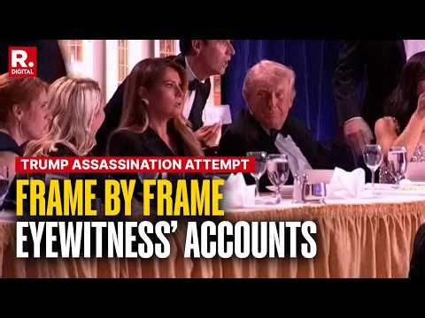 Trump Assassination: Witnessess Recall Each Moment of Chaos in White House Correspondents’ Dinner