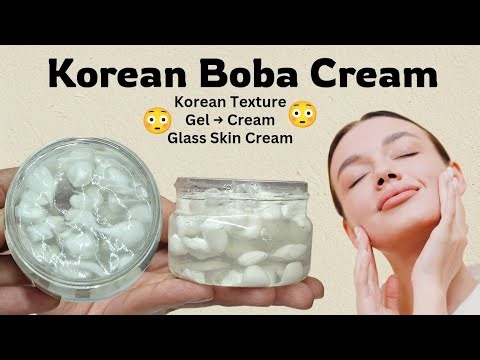 How to make Korean Boba Cream Formula | Trending Korean Skincare Cream at Home