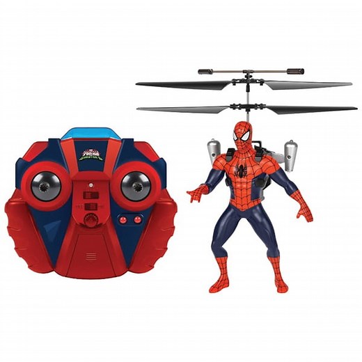 Marvel Spider-Man Flying Figure IR Helicopter for Ages 8