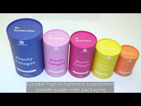 Loose Powder Packaging Compact Tea Coffee Powder Box Protein Collagen Milk Supplement Vitamin Food P