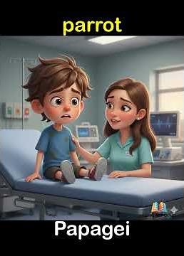 Peter and the Magical Parrot 🇩🇪 German for Beginners :