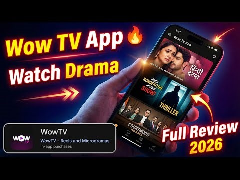 Wow TV App Review 2026 🔥 | Wow TV App Kaise Use Kare? | Watch Drama & Shows | Subscription Plan