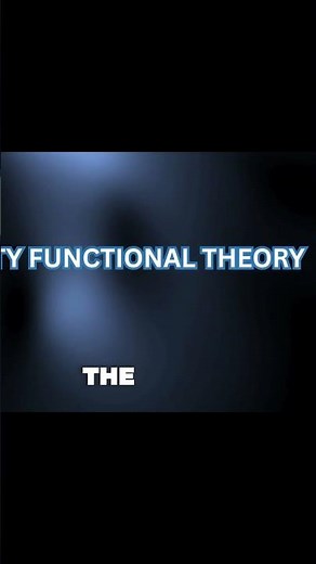 density functional theory