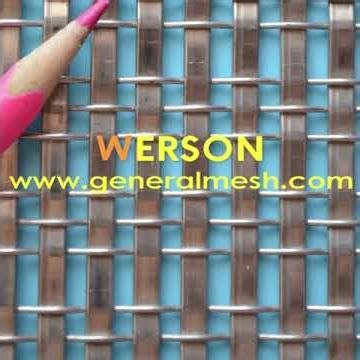 Flexible Architectural Wire Mesh For Facade Cladding