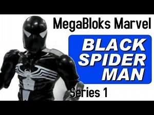 Mega Bloks Marvel Series 1 - Black Spiderman - MinifigCentral Unpacking Video