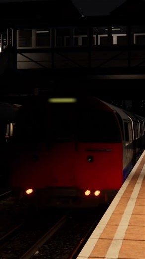 TSW6 Bakerloo Line Train Departs Kilburn High Road Station Towards Queens Park Station #tsw6 #rail