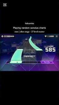 Playing random sonolus charts | cure | #alienstage #projectsekai #fypシ #sonolus