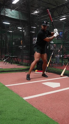 1. Top Hand: Focus on keeping the barrel above the ball and trying to create backspin with direction up the middle so the hands stay inside the ball for true contact. 2. Bottom hand: Focus on turning the barrel around your body while slotting the elbow compactly into the body. Imagining the swing being around the body and through the zone finishing high, rather than down and out the zone. 3. Half Swings: Focus on contact point and see ball flight at different angles while getting a feel. Work on