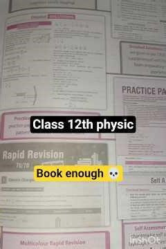 class 12th physics book enough boards 💀📚🎯