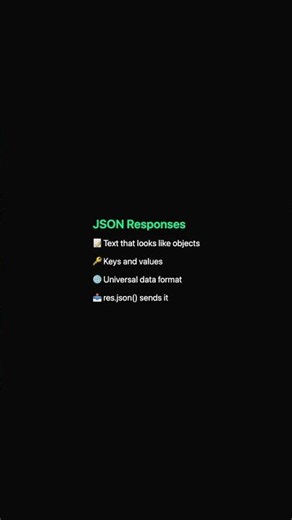 Sending JSON Responses from Your Server | Backend Basics Ep.7