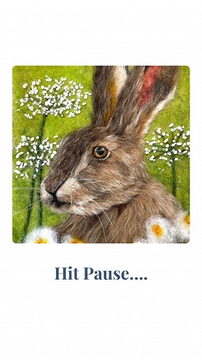 Does your needle felting project have you pulling your hare out? 🤯… You’re not alone! This hare artwork just wasn’t clicking. I hit pause, and when I came back, the magic happened. ✨ Sometimes, all you need is a fresh perspective. Struggling with your projects? Comment ‘Book3’ to get my new book ‘The Ultimate Guide to Needle Felting Animal and Bird Art’ and learn how to overcome those beginner hurdles! #needlefeltingbook #needlefelt #needlefelting #needlefeltingartist #needlefeltedhare | Helen 