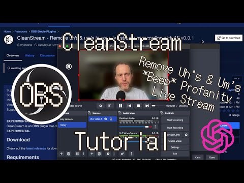 CleanStream Profanity Live AI Removal for OBS [Tutorial]