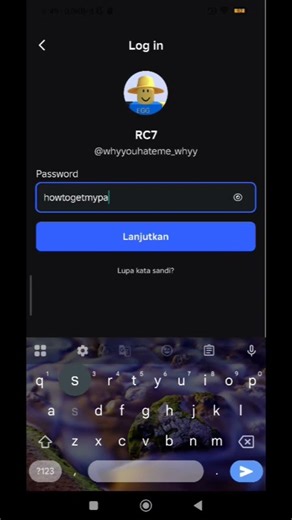 bro You know What insane i forgot my password feeling pain can find it #roblox